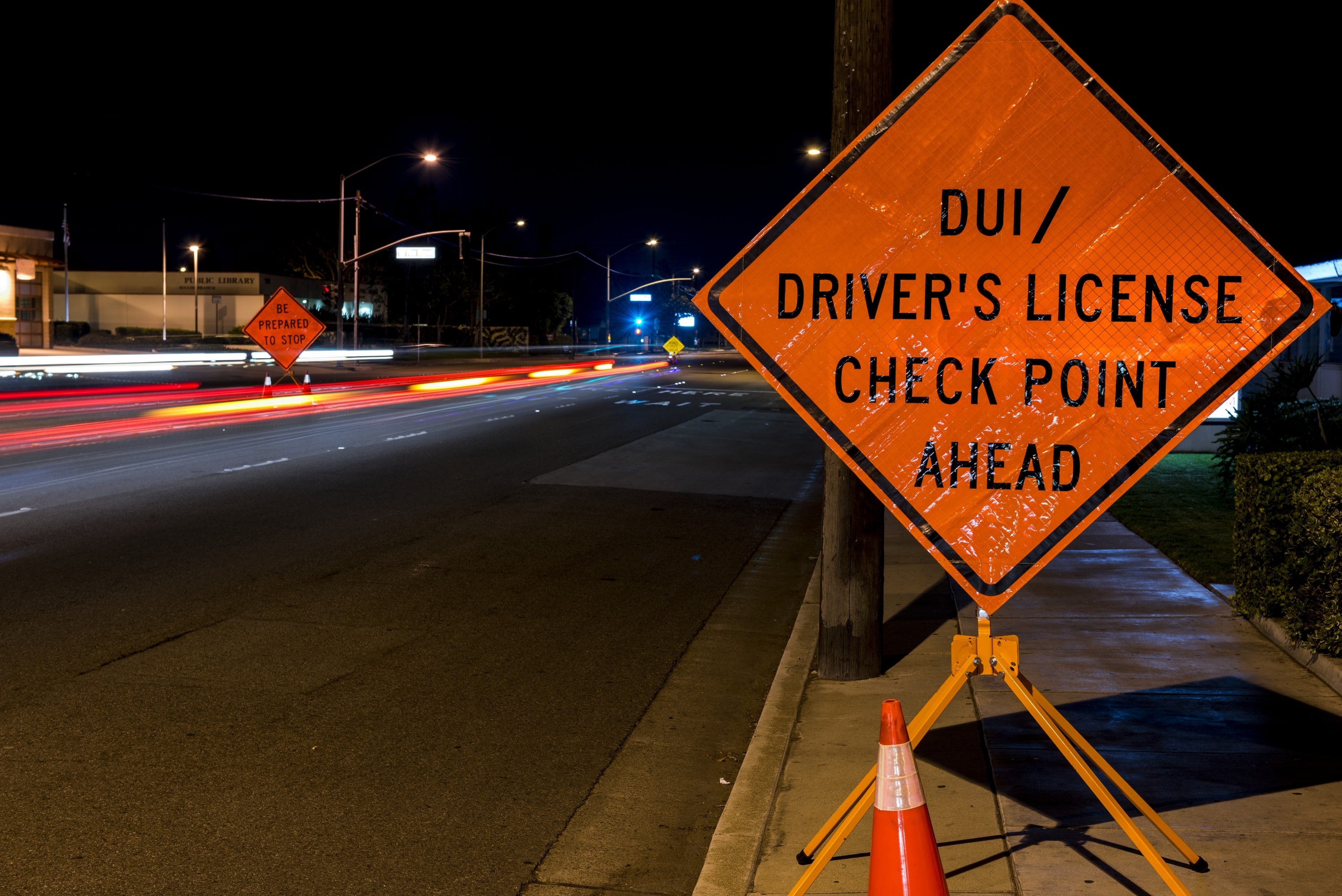 DUI /Driver's License Check Point Board DUI /Driver's License Check Point Board